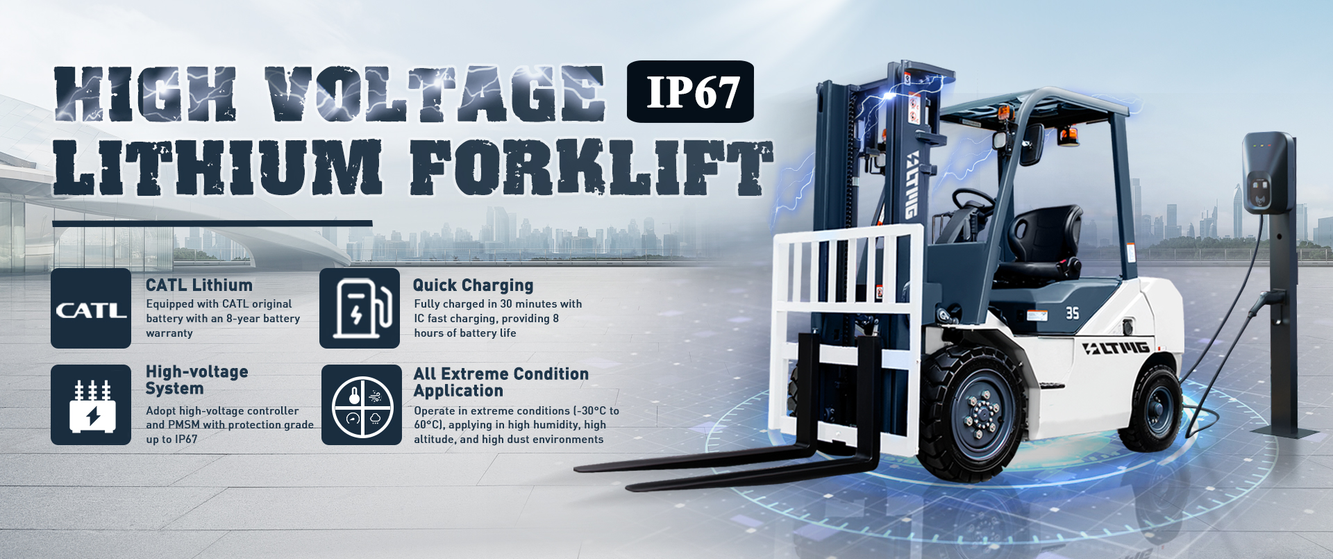 High Voltage Lithium Forklift