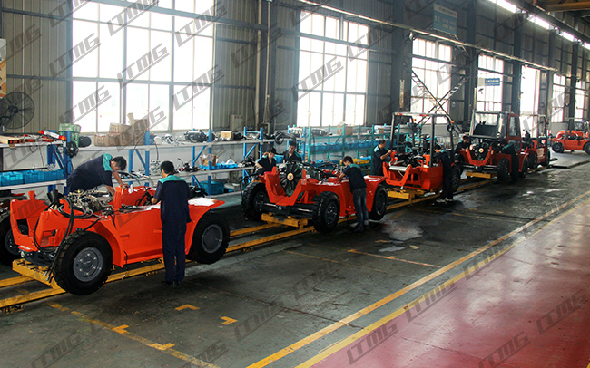 Forklift production line