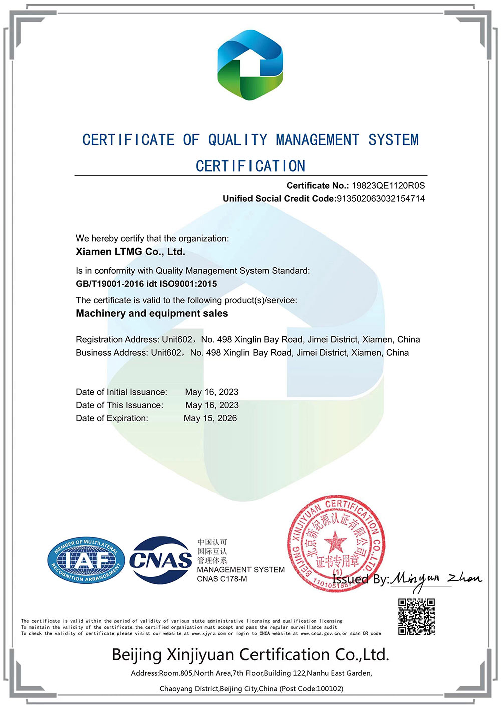 ISO certificación