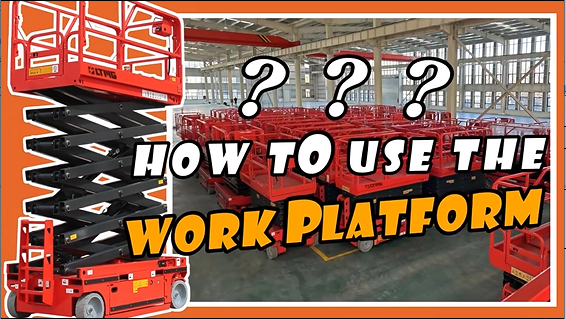 How to use the work platform?