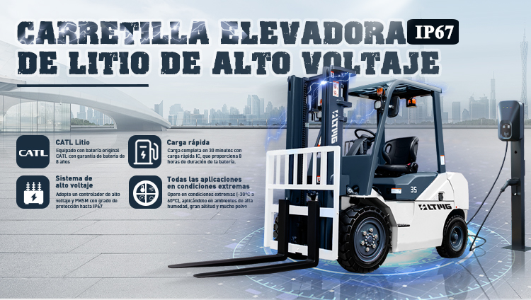 High-Voltage Lithium Forklift